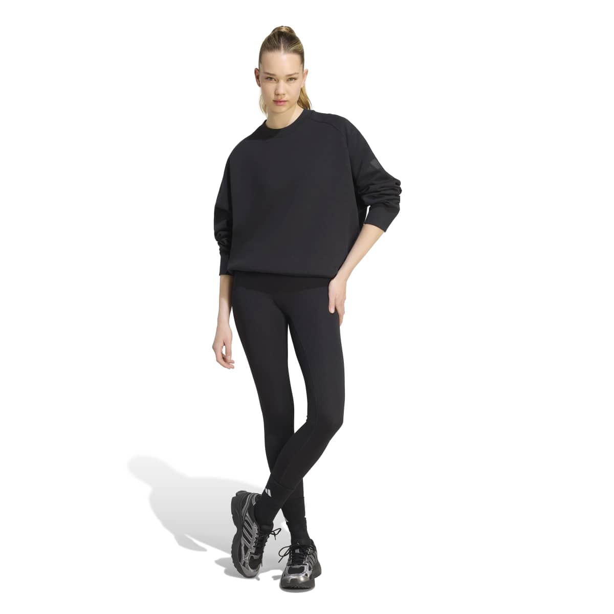 adidas Women's Soft Lux Loose Sweatshirt-3