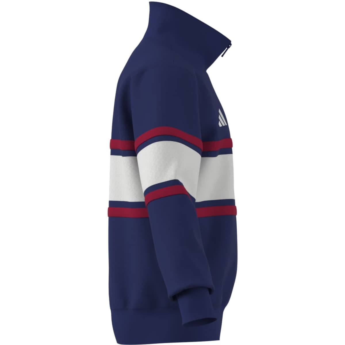 adidas Men's France Rugby Travel Quarter Zip Sweatshirt-6