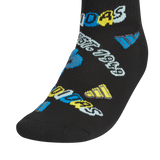 adidas Youth Cushioned Graphic 2.0 6-Pack Quarter Sock-3