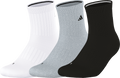 adidas Men's Cushioned Sport 5.0 3-Pack High Quarter Sock-1