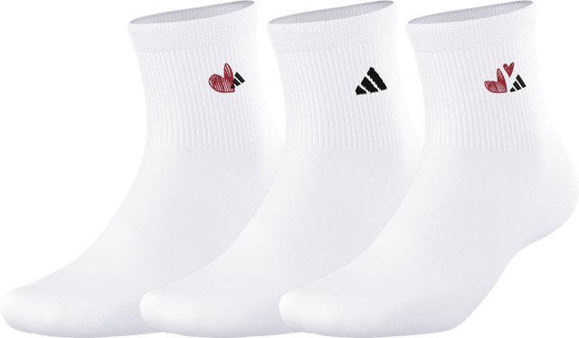 adidas Women's With Love 3-Pack Quarter Sock-1
