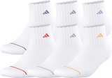 adidas Girl's Sport Fashion 6-Pack Quarter Sock-1