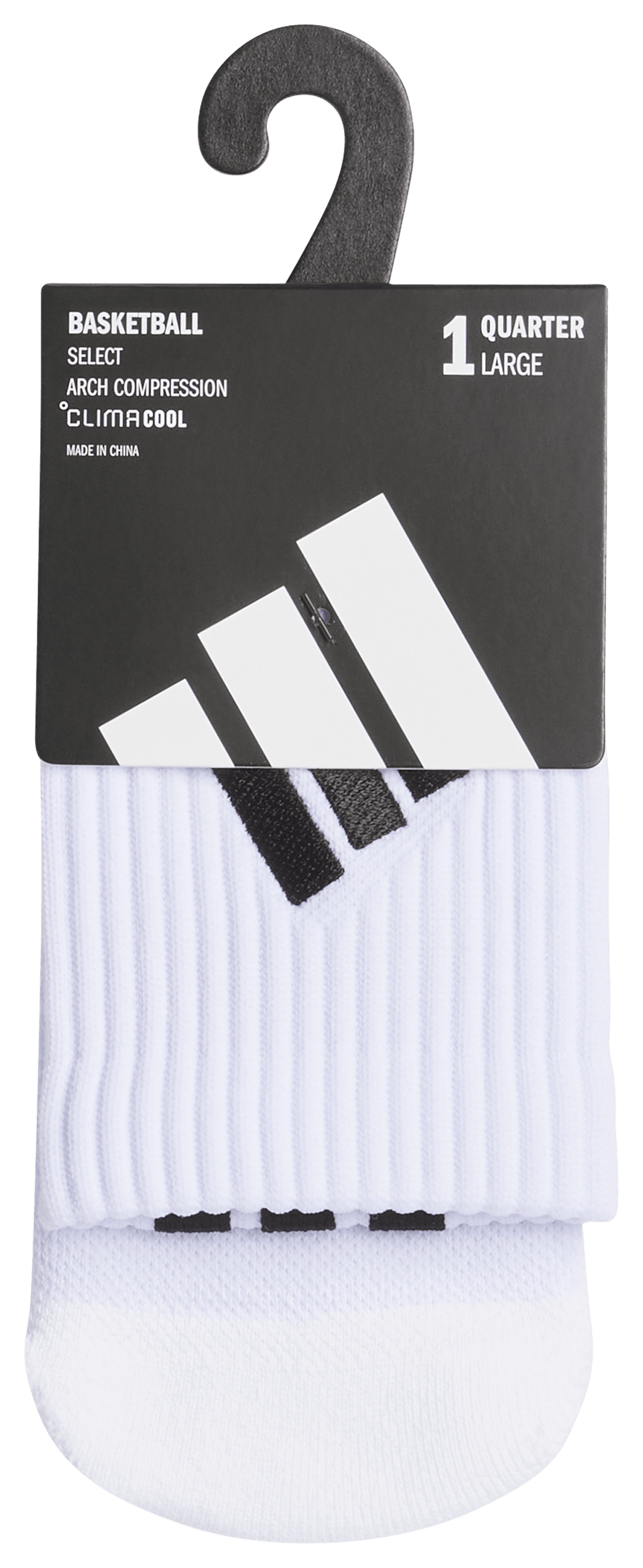 adidas Select Basketball 2 Quarter Sock-5