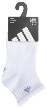 adidas Girl's Sport Fashion 6-Pack Quarter Sock-5