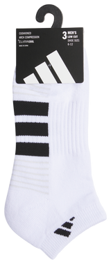 adidas Men's Cushioned 4.0 3-Pack Low Cut Sock-6