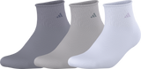 adidas Women's Cushioned Comfort 3.0 3-Pack Quarter Sock-1
