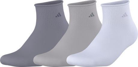 adidas Women's Cushioned Comfort 3.0 3-Pack Quarter Sock-1
