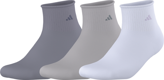 adidas Women's Cushioned Comfort 3.0 3-Pack Quarter Sock-1