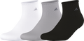 adidas Women's Cushioned Comfort 3.0 3-Pack Quarter Sock-1