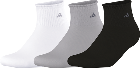adidas Women's Cushioned Comfort 3.0 3-Pack Quarter Sock-1