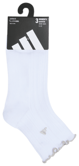 adidas Women's Performance Ruffle 3-Pack Quarter Sock-6
