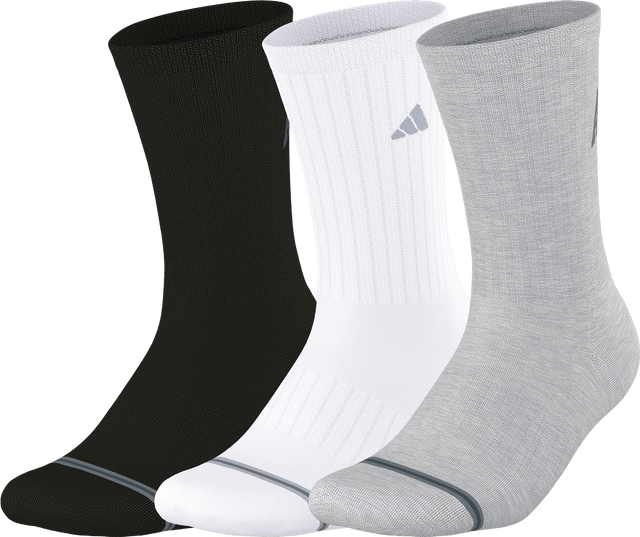 adidas Men's Foundation Sport 3.0 3-Pack Crew Sock-1