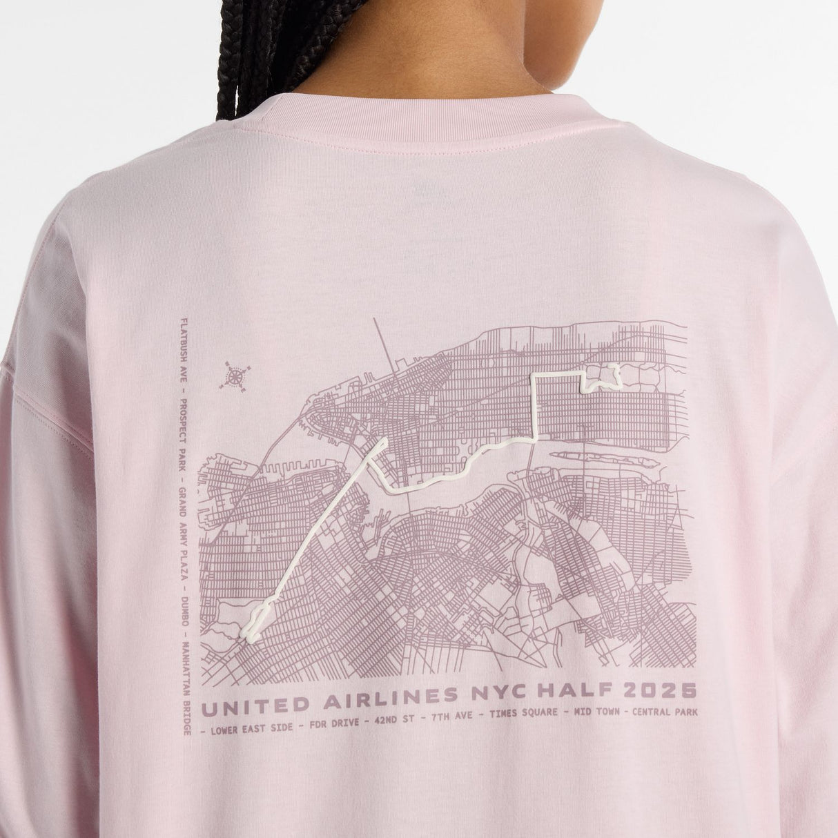 New Balance Women's United Airlines NYC Half Graphic Long Sleeve-6