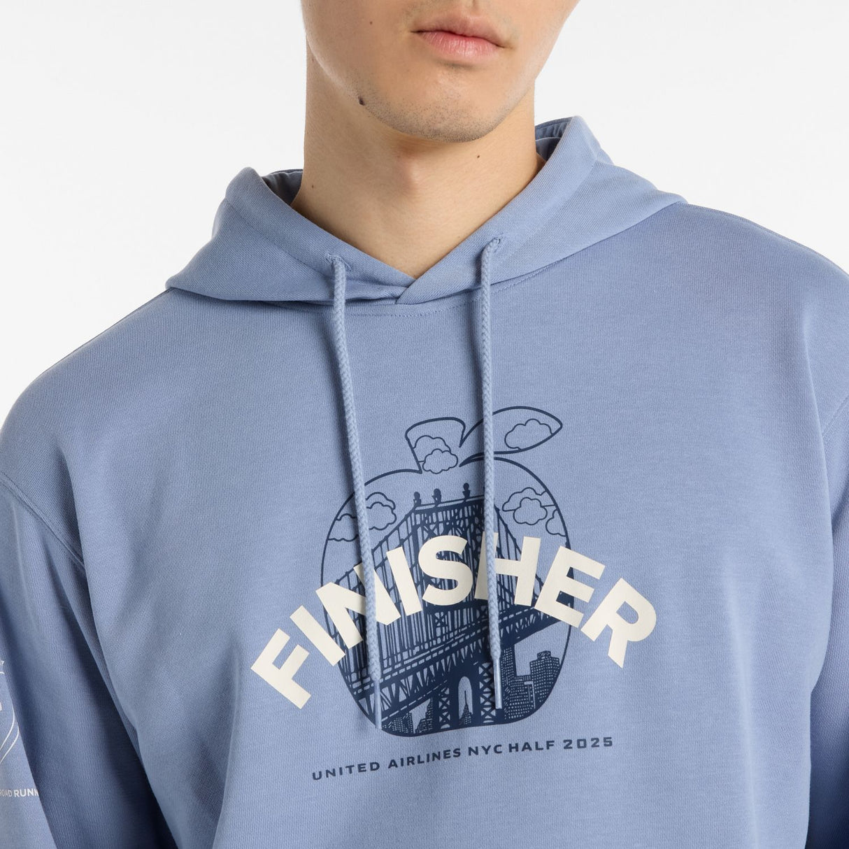 New Balance Men's United Airlines NYC Half French Terry Finisher Hoodie-6