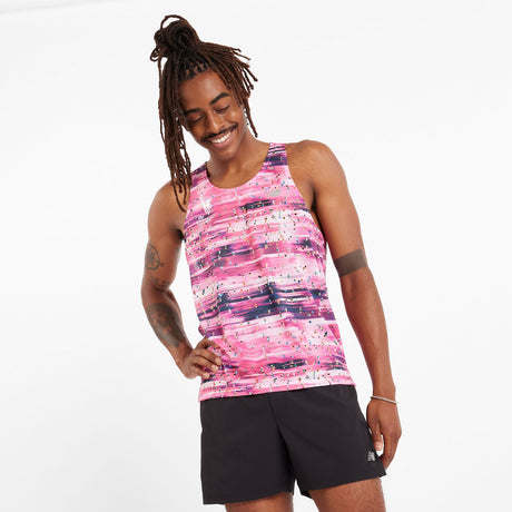 New Balance Men's NYC Marathon Printed Singlet-2