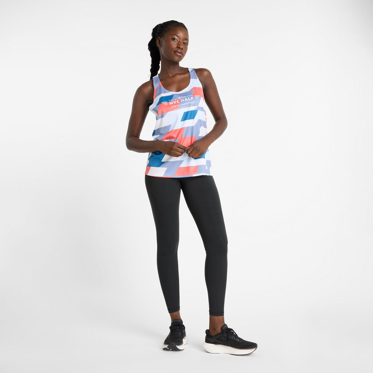 New Balance Women's United Airlines NYC Half Printed Run Singlet-1