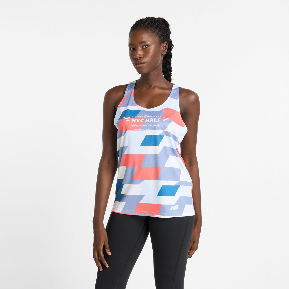 New Balance Women's United Airlines NYC Half Printed Run Singlet-3