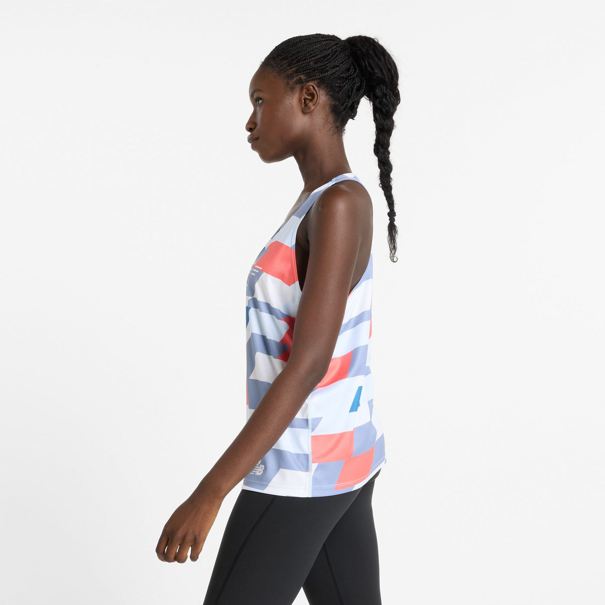 New Balance Women's United Airlines NYC Half Printed Run Singlet-4