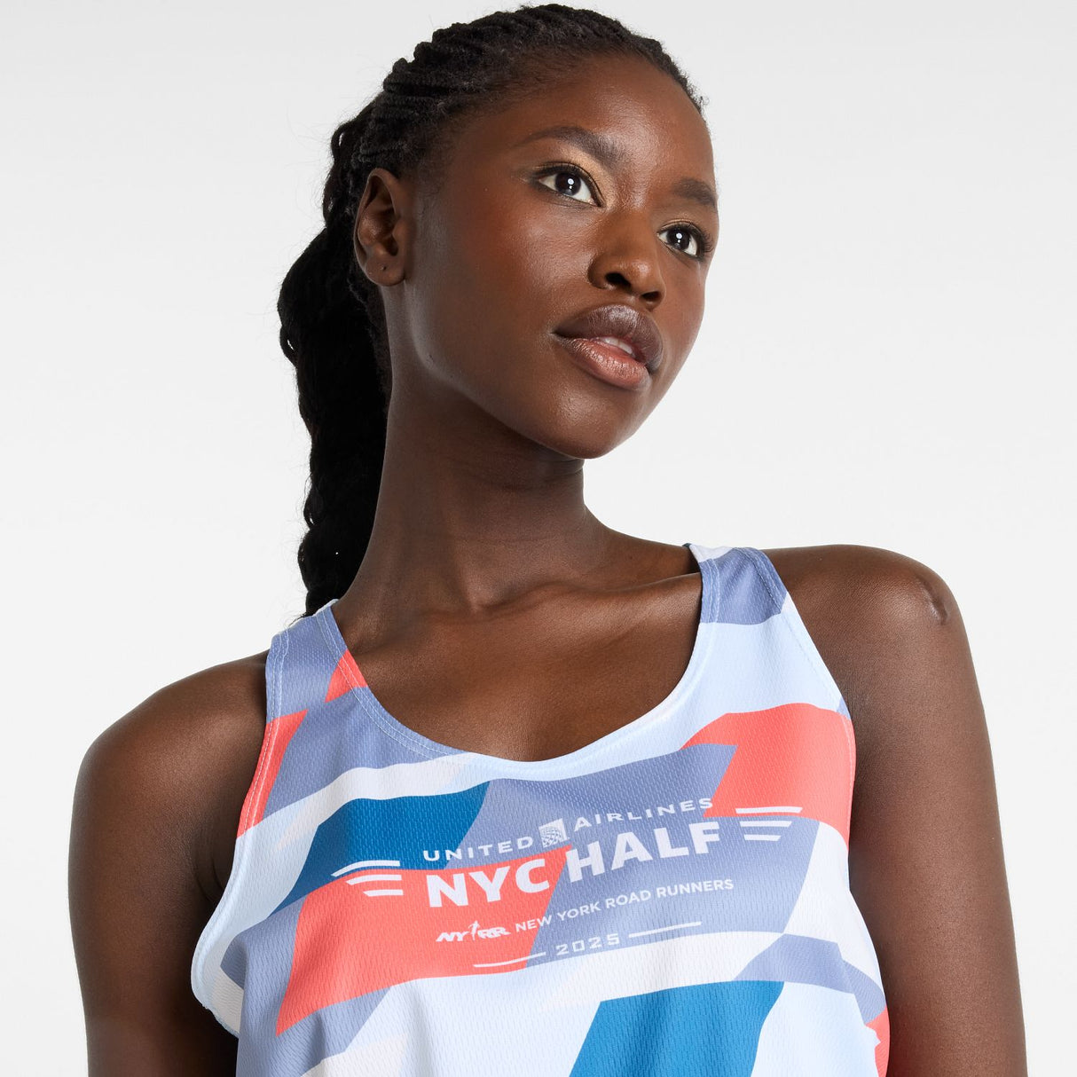 New Balance Women's United Airlines NYC Half Printed Run Singlet-6