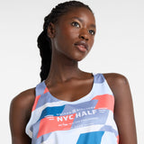 New Balance Women's United Airlines NYC Half Printed Run Singlet-6