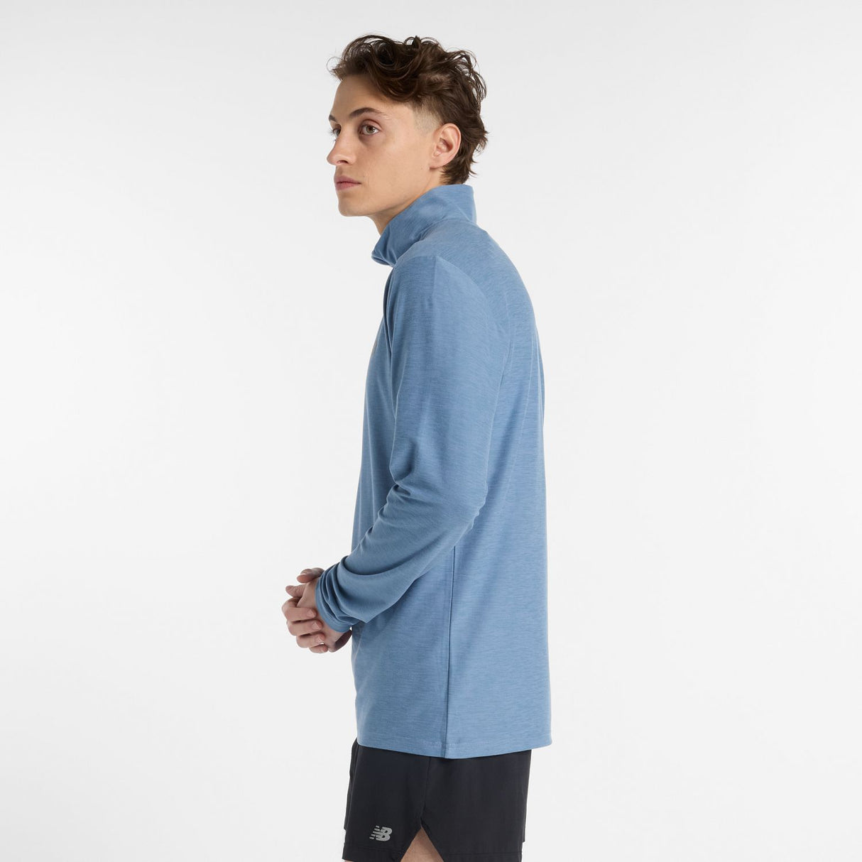 New Balance Men's RBC Brooklyn Half Space Dye 1/4 Zip-4