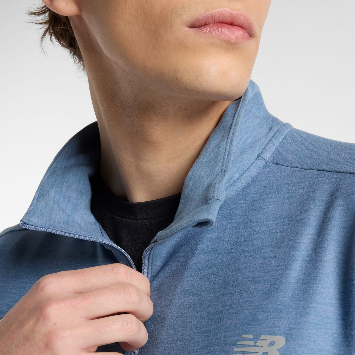 New Balance Men's RBC Brooklyn Half Space Dye 1/4 Zip-7