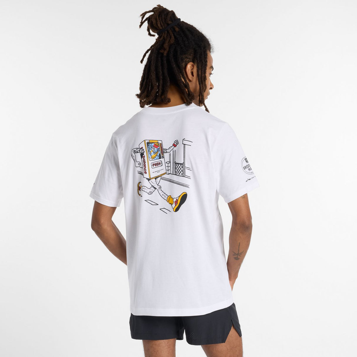 New Balance Men's RBC Brooklyn Half Graphic T-Shirt-5
