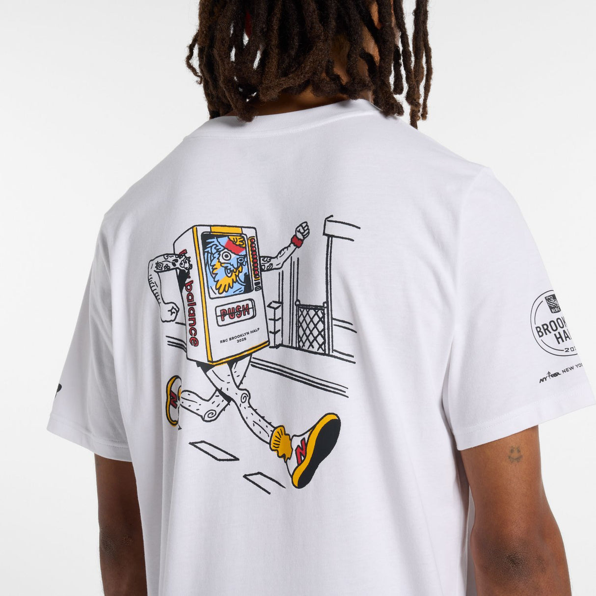 New Balance Men's RBC Brooklyn Half Graphic T-Shirt-8