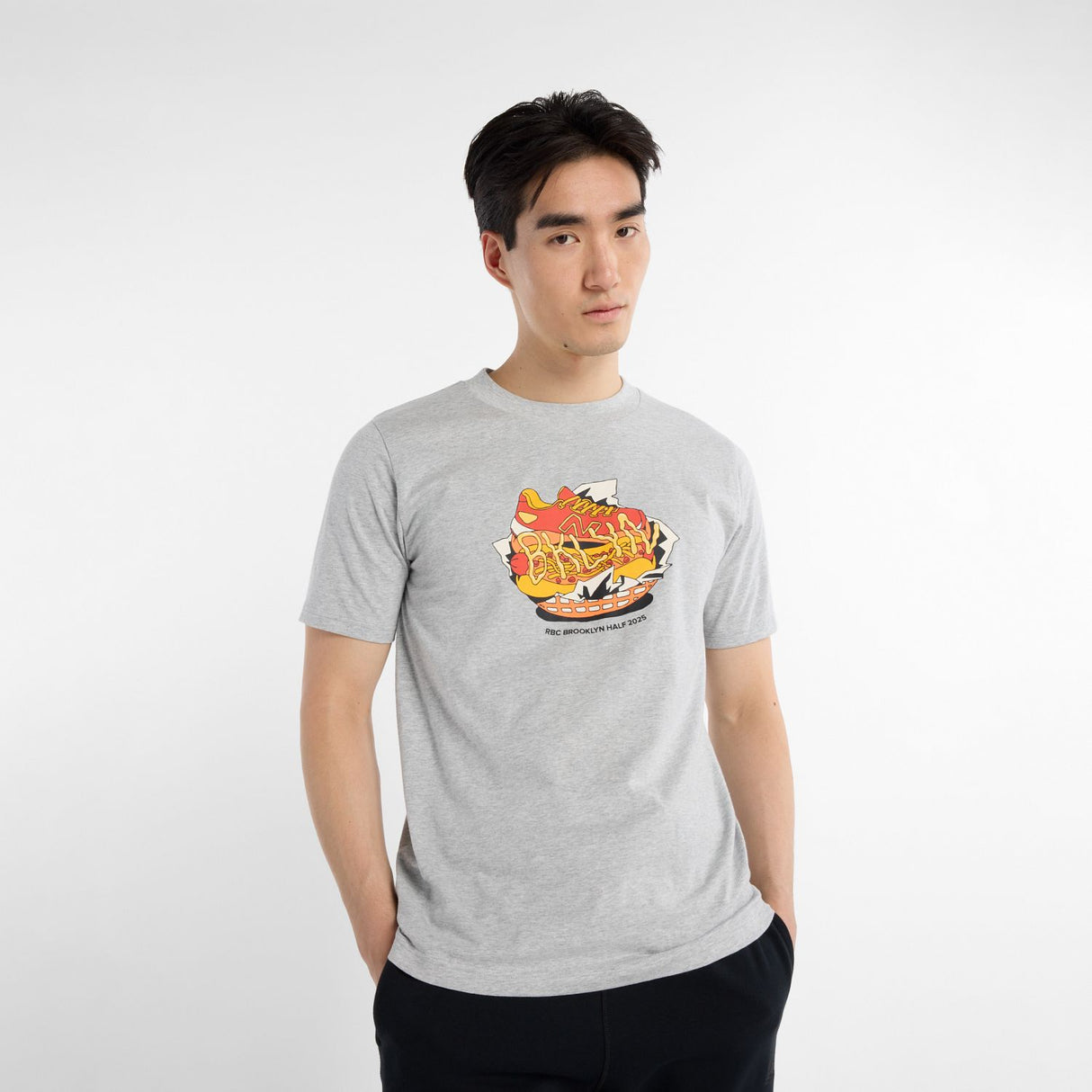 New Balance Men's RBC Brooklyn Half Graphic T-Shirt-2