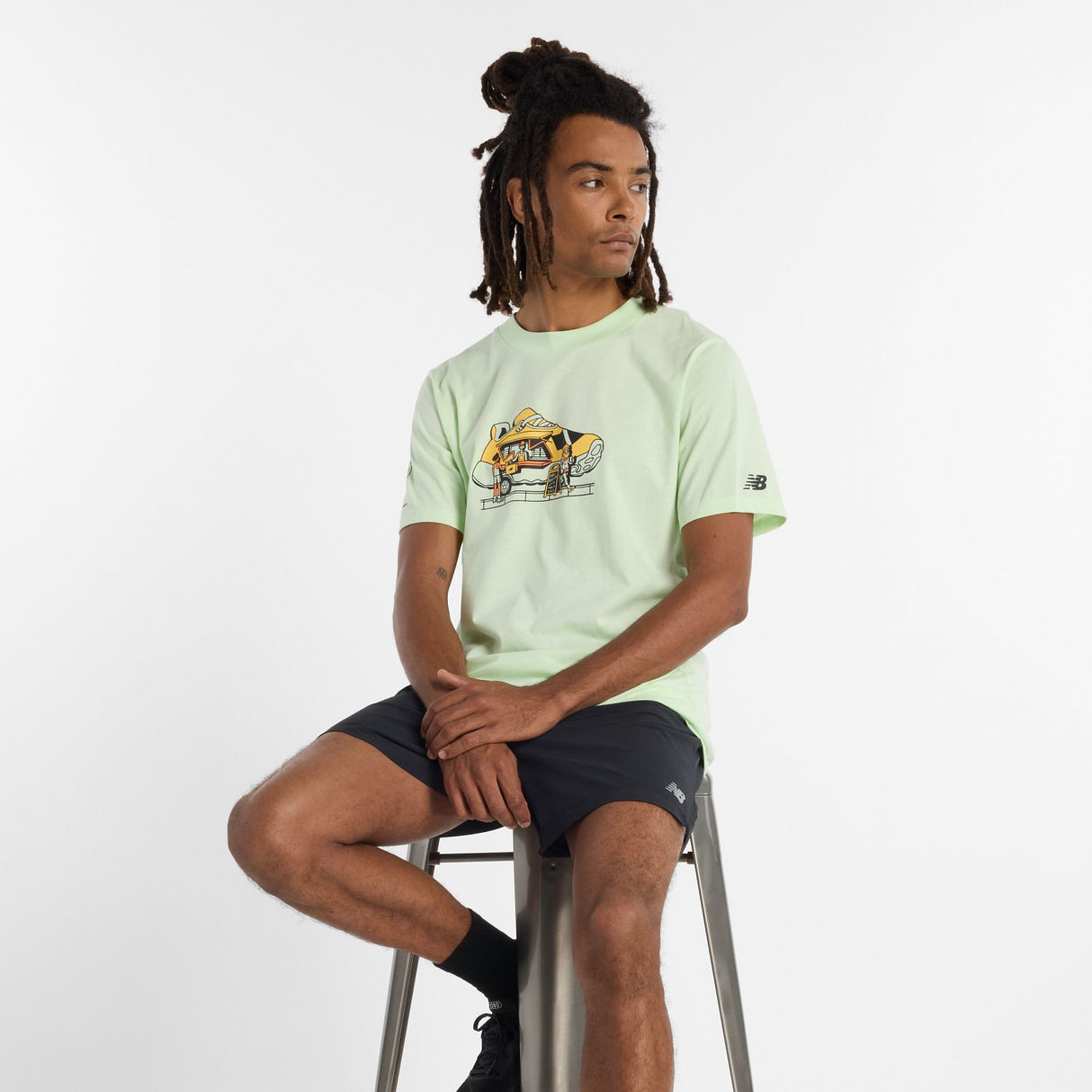 New Balance Men's RBC Brooklyn Half Graphic T-Shirt-2