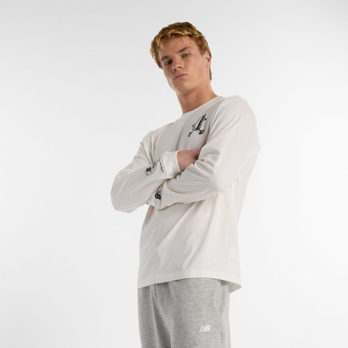 New Balance Men's RBC Brooklyn Half Graphic Long Sleeve-2