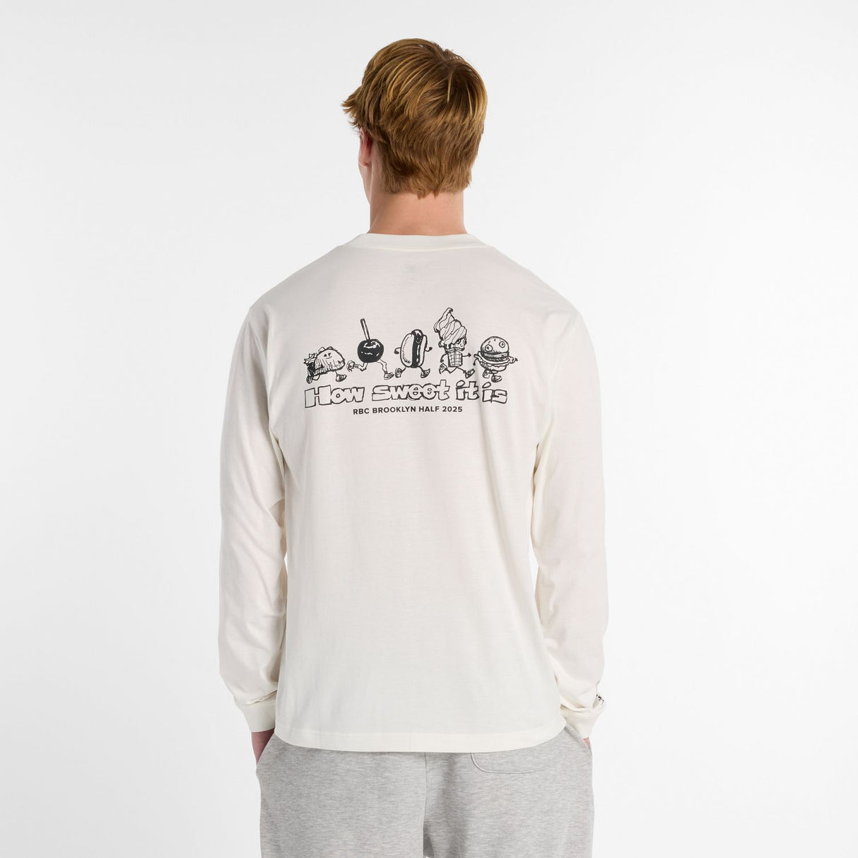 New Balance Men's RBC Brooklyn Half Graphic Long Sleeve-5