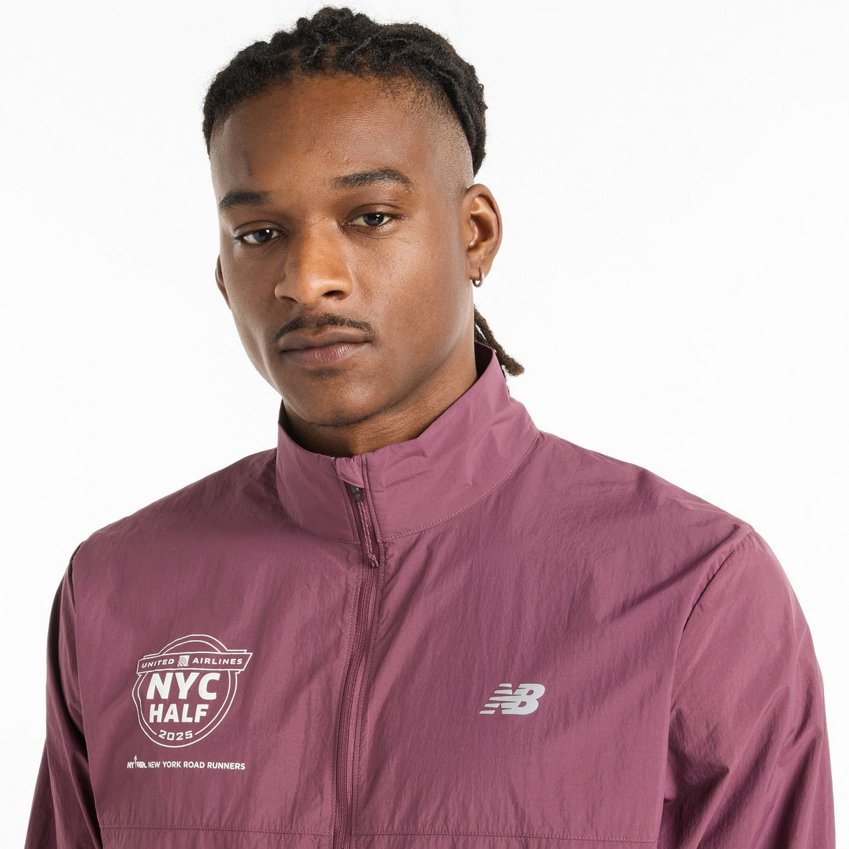 New Balance Men's United Airlines NYC Half Athletics Packable Jacket-6