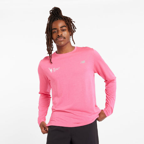 New Balance Men's NYC Marathon Athletics Long Sleeve-2
