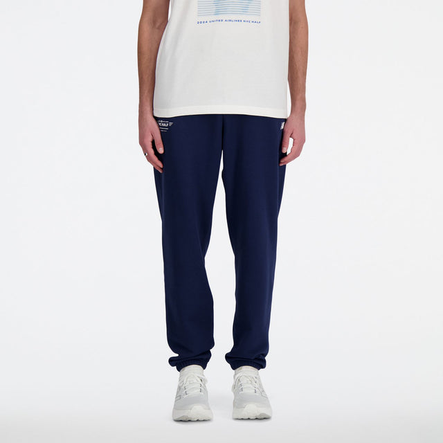 New Balance Men's United Airlines NYC Half French Terry Joggers-1