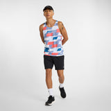 New Balance Men's United Airlines NYC Half Printed Run Singlet-1