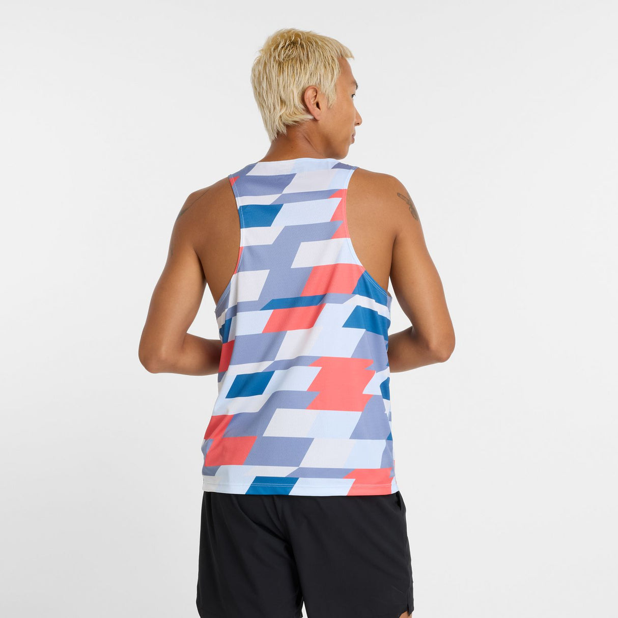 New Balance Men's United Airlines NYC Half Printed Run Singlet-5