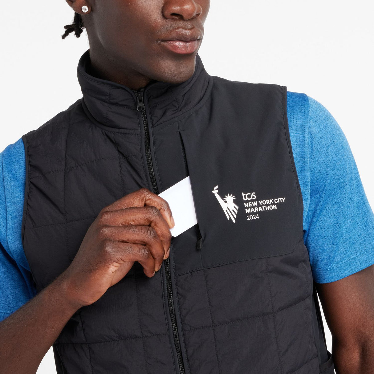 New Balance Men's NYC Marathon Athletics Heat Layer Vest-6