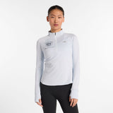 New Balance Women's United Airlines NYC Half Athletics Heat Grid Half Zip-3