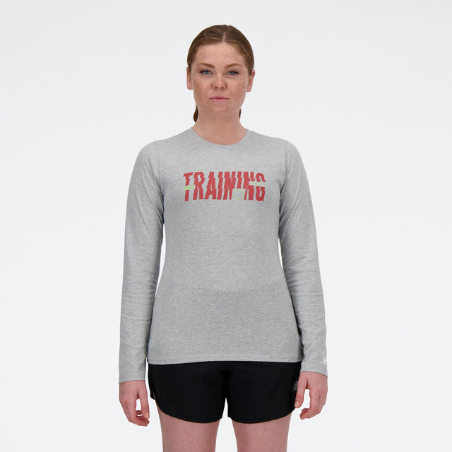 New Balance Women's United Airlines NYC Half Training Graphic Long Sleeve-1