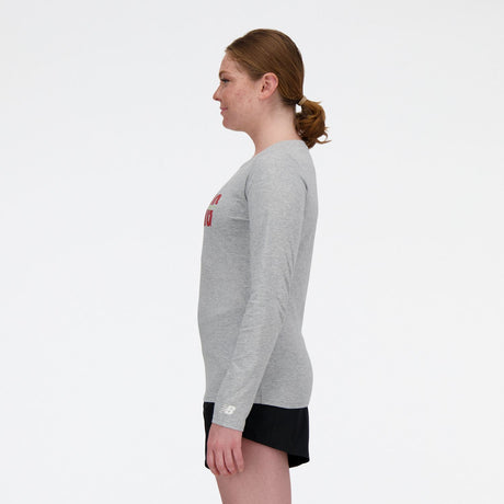 New Balance Women's United Airlines NYC Half Training Graphic Long Sleeve-2