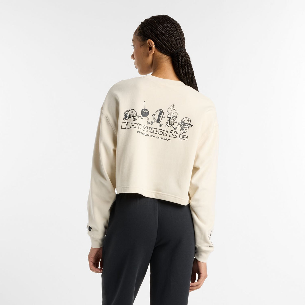 New Balance Women's RBC Brooklyn Half Graphic Crew-5