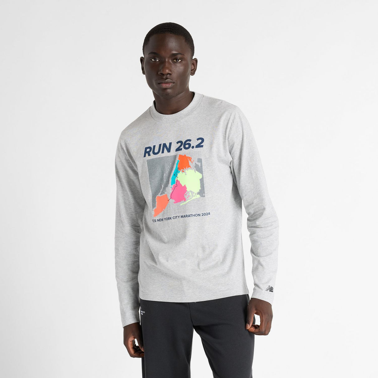 New Balance Men's NYC Marathon Graphic Long Sleeve-3