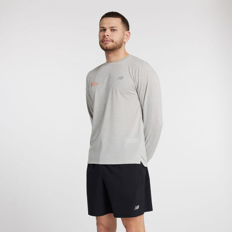 New Balance Men's TCS New York City Marathon Training Athletics Long Sleeve-1