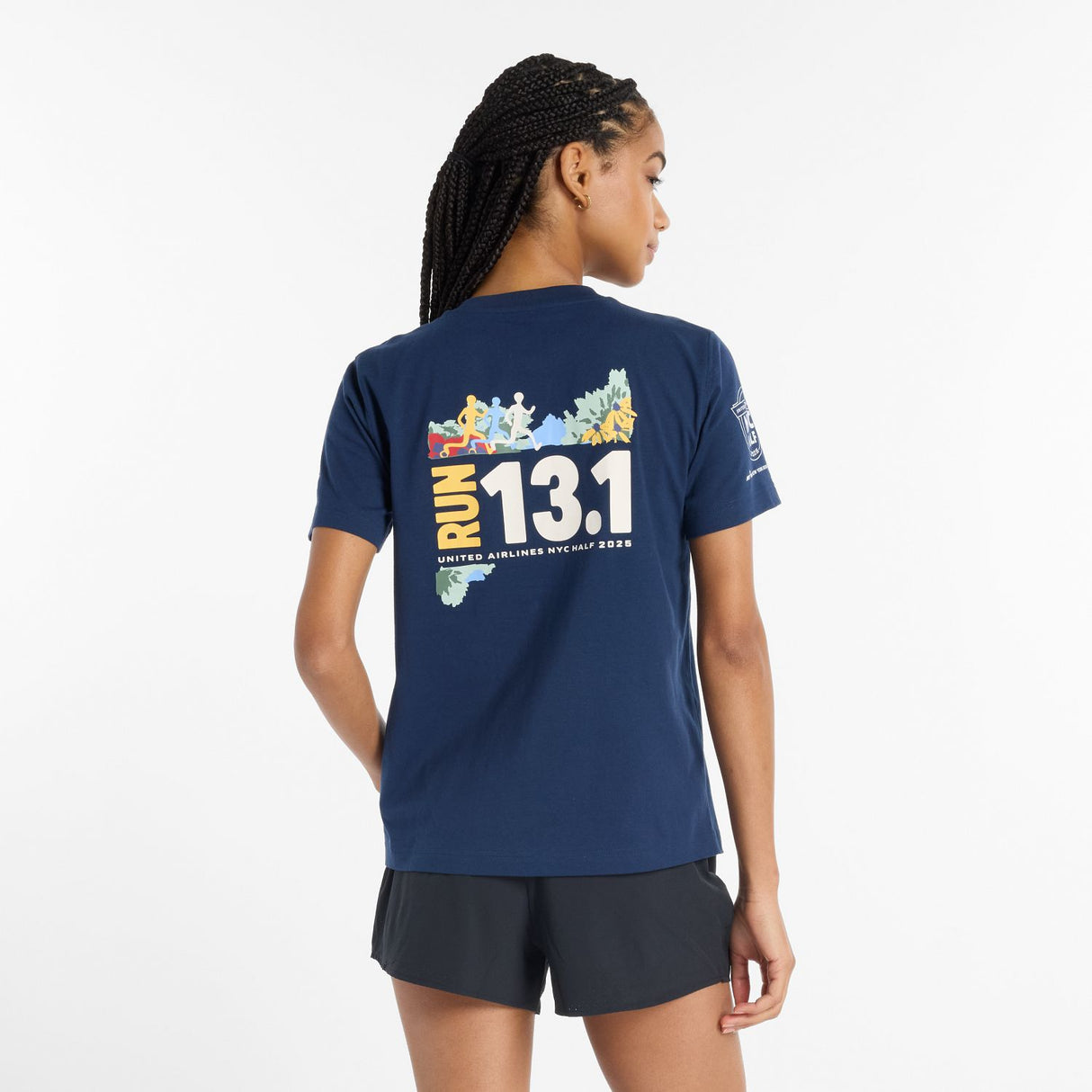 New Balance Women's United Airlines NYC Half Graphic T-Shirt-5