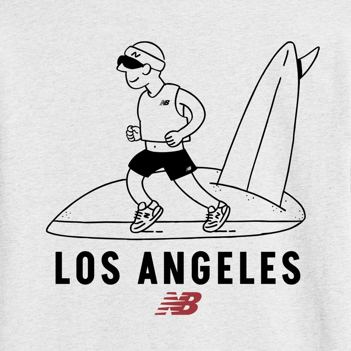New Balance Men's LA Character T-Shirt-10