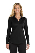 Port Authority Women's    Silk Touch     Performance Long Sleeve Polo