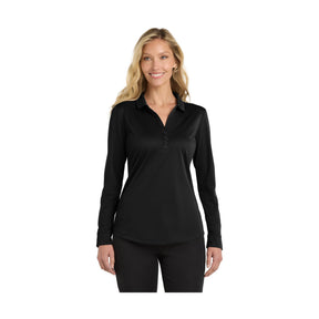 Port Authority Women's    Silk Touch     Performance Long Sleeve Polo