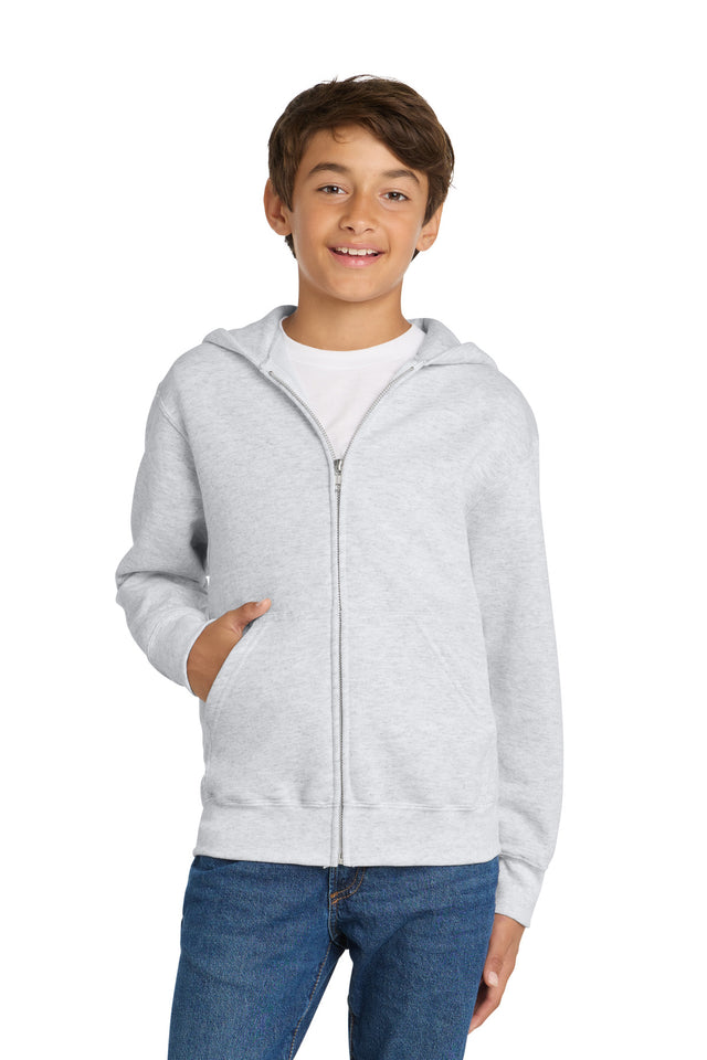 Port & Co Youth   Core Fleece Full-Zip Hooded Sweatshirt PC78YZH