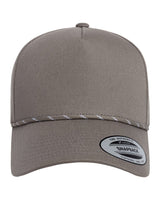 YP Classics Retro Cotton Blend Five-Panel Rope Cap